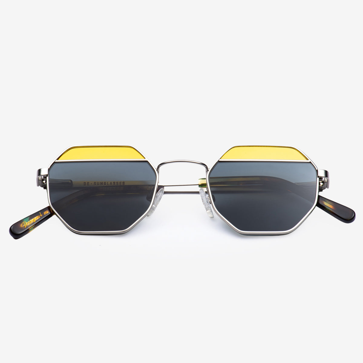 a pair of glasses on top of a table